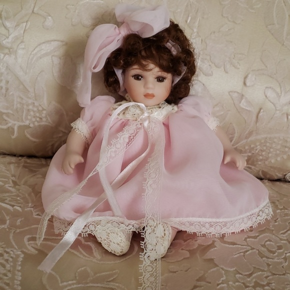 Kid's Porcelain Collector Doll - Picture 2 of 8